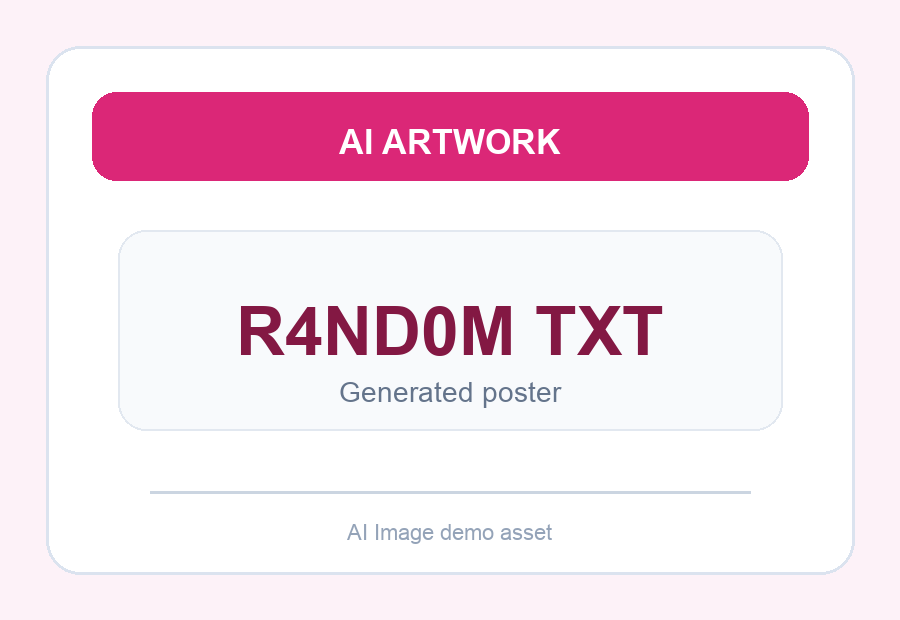 Fix unreadable text Before: R4ND0M TXT