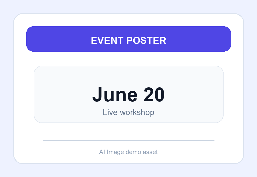 Edit poster date Before: June 20